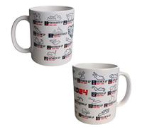 SANGOIMPRESS Formula 1 and Moto GP Personalized Mug with Calendar and Circuits 2024 (MGP 2024)