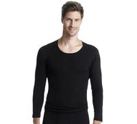 Sangora Men's Angora Undershirt, Opaque, Schwarz, M