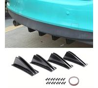 SANGQIAN 4 Pcs Car Rear Bumper Diffuser for Ferrari Daytona SP3 2022- | Lower Bumper Splitter Body Kit Aero Winglet Valance Panel Air Deflector Rear Underbody Spoiler Lip Extension Splitter Guard