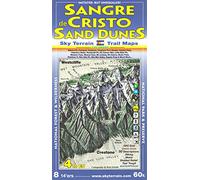 Sangre de Cristo Wilderness & Great Sand Dunes National Park Trail Map 4th Edition