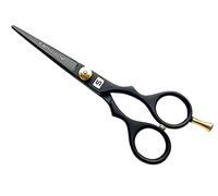 Sanguine Hair Scissors Hairdressing Scissors Barber Shears, 5.5 inch 14 cm Presentation Case Deep Black
