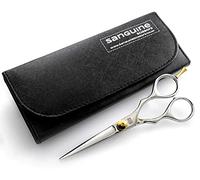 Sanguine Hair Scissors, Hairdressing Scissors, with Presentation Case, Professional or Personal use (Chrome)