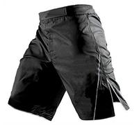 Sanguine Men's MMA Fight Shorts, Black, 3XL, Gym Shorts