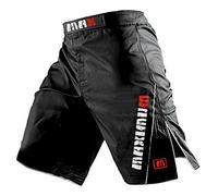Sanguine MMA Fight Shorts Grappling Short Kick Boxing Cage Fighting Shorts, Gym Shorts Black