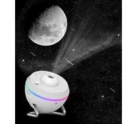 Sangyn 13 in 1 Galaxy Projector with Meteor Effect, HD Projection, Adjustable Focus, Quiet Operation, Auto-Off Timer, White, Star Projector for Bedroom Decor, Relaxation, Study, and Gifts