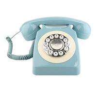 Sangyn Classic Retro Telephone Vintage Style Cord Phone with Push Button Old Fashioned Landline Desk Phone for Home Office Hotel and Bar