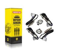 Sangyue 4PCS Oxygen O2 Sensor 1 & 2 for 1999-2009 Jaguar X-Type XJ8 XJR XK8 XKR Super V8 Vanden Plas; 2003-2008 S-Type Upstream + Downstream