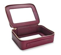 SANHECUN Toiletry bag waterproof cosmetic organizer with hanging hook for travelling, Purple, Carry on 8 inch, Wash Bag