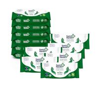 Sani Hands - Anti-bacterial Hand Wipes - Dermatologically Tested, Non-Sticky Biodegradable Wet Wipes - 12x40 Wipes (480 Wipes)