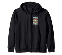 Sanibel Island, Captiva, Ft Myers, Estero, Zip Hoodie