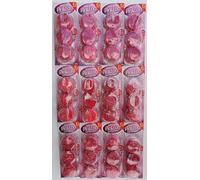 Sanicare Pink Toilet Blocks - 12 x 6 Packs (72 Total Blocks) | Bulk Value Pack | Long-Lasting Fragrance, Prevents Limescale, Toilet Bowl Cleaner - Lasts 3 Weeks Each