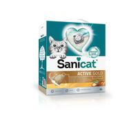 Sanicat - Active Gold argan scented Clumping Cat Litter | Made of natural minera