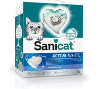 Sanicat - Active White Clumping Fragance-Free Cat Litter | Made of natural...