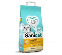 Sanicat Clumping Natural Cat Litter Pet Oxygen Odour Control Easy Scoop Pack 16L