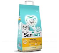 Sanicat Clumping Unscented Cat Litter (16L) is a high-performance, fragrance-free option designed for cat owners seeking effective odor control and moisture absorption.