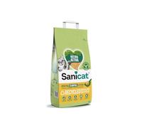 Sanicat - Recycled corn cob clumping cat litter | High absorption and Natural odour control | Biodegradable and ecological product | Easy to use | 6 L capacity (Package may vary)