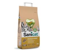 Sanicat Recycled Wood Cat Litter - Economy Pack: 2 x 20l