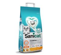 Sanicat White Clumping Cat Litter - Vanilla & Mandarin Scent - 10L