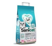 Sanicat White Rose Clumping Cat Litter - Economy Pack: 2 x 8l