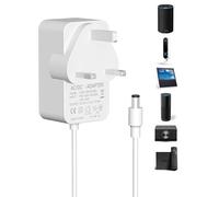 Sanicata 21W Alexa Plugr for Echo Dot 1st Gen, Echo 2nd Gen, Echo Show 1st Gen, Echo Plus 1st Gen, Echo Look, Echo Link, Fire TV 2nd Gen, Alexa Power Cable, Charging Device, Charger 15V 1.4A White