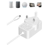 Sanicata 30W Power Adapter for Echo Show 8, Echo Show 10, Echo Show 15, Echo Show 21, Echo(3./4. Gen), Echo Show (2. Gen.), Echo Plus (2. Gen) Charger, 1.5M White