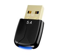 Sanicata Bluetooth Dongle for PC 5.4 Bluetooth Adapter 20M Range USB Adapter for PC, Plug and Play USB Dongle Free Diver for Laptop Headphones Keyboard Mouse Windows 11/10/8.1