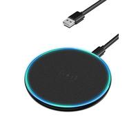 Sanicata Wireless Charger, Wireless Charging Pad for iPhone 16/15/14/13/12/11 Pro/Pro Max/XS Max/XR/SE, 15W Max Fast Wireless Charger for Samsung Galaxy S24/S23/S22/S21S20/Note10/9, AirPods 2/Pro