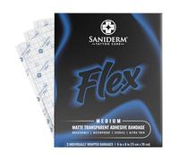 Saniderm Flex Tattoo Aftercare Bandage (3 Pack, 6 in x 8 in) - Convenient, Faster Tattoo Healing and Protection - Sterile, Waterproof, Ultra Flexible, Latex-Free, Tattoo Aftercare Wrap - Matte Finish