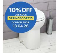 Saniflo Sanicompact Back To Wall Toilet Built-In Macerator Pump 1081 Pan White