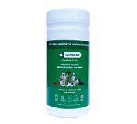 SANIGONE ANTI VIRAL DOG WIPES - 200 Disinfectant Wipes for Dogs | Eliminate 99.99% of Germs & Bacteria | Versatile Disinfectant Against Viruses, Bacteria and Fungi (Single Pack)