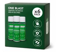 Sanigone TOTAL BLAST - Sanitiser & Mould Remover 500ml | Eliminate 99.99% of Germs & Bacteria | Protection from Viruses, Bacteria, Germs & Mould for up-to 7 days | Pine Scented (6x Pack)