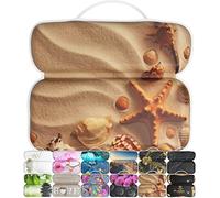 Sanilo Bath Pillow, Many Comfortable Bath Cushions with Motifs, Neck Cushions with Strong Suction Cups, Washable (Sanibel)