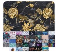 Sanilo Bath Rug I Wide Choice of Beautiful Non-Slip Bath Mats I I Super soft I Quick-drying I Washable (Golden Leaves, 70 x 110 cm)