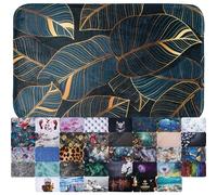 Sanilo Bath Rug I Wide Choice of Beautiful Non-Slip Bath Mats I I Super soft I Quick-drying I Washable (Monstera, 50 x 80 cm)
