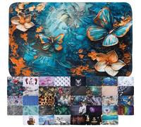 Sanilo Bath Rug I Wide Choice of Beautiful Non-Slip Bath Mats I I Super soft I Quick-drying I Washable (Mariposa, 50 x 80 cm)
