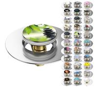Sanilo Pop-Up Wash Basin Plug, Many Beautiful Pop-Up Sink Plugs with Motif, Drain Plug (Harmony)
