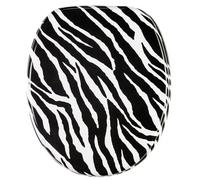 Sanilo Soft Close Toilet Seat, Stable Hinges, Easy to Mount, Wooden Toilet Seat Zebra Look