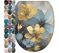 Sanilo Soft Close Toilet Seat with Quick Release, Toilet Lid Detachable at The Press of a Button, Easy Installation from Above (Tronela)