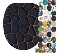 Sanilo Soft Close Toilet Seat with Quick Release, Toilet Lid Detachable at the Press of a Button, Easy Installation from Above (Mesh)