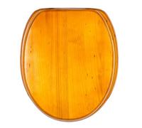 Sanilo Toilet Seat, Stable Hinges, Easy to Mount, Wooden Toilet Seat Wood