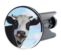 Sanilo Wash Basin Plug Cow, Beautiful 40 mm Sink Plug, Easy to Insert into the Wash Basin