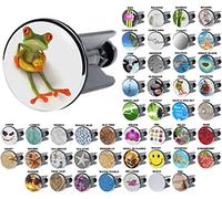 Sanilo Wash Basin Plug, Wide Choice of Beautiful Sink Plugs, Easy to Insert into the Wash Basin (Frog)