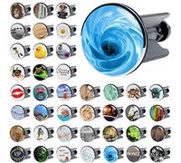 Sanilo Wash Basin Plug, Wide Choice of Beautiful Sink Plugs, Easy to Insert into the Wash Basin (Water Vortex)
