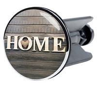 Sanilo Wash Basin Plug, Wide Choice of Beautiful Sink Plugs, Easy to Insert into the Wash Basin (Welcome)