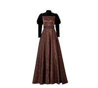 Saniplaycos - Gothic Victorian Nadja Vampire Costume Halloween Costume for Women, Brown, 3X-Large