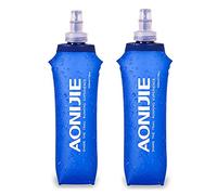 SANIQUEEN.G 1L 1.5L 2L 3L Water Bladder Leakproof Water Reservoir Hydration Pack Replacement Cycling Running Hiking Camping Hydration Bladder (500ml/16.9oz - Pack of 2)