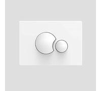 Sanit 16.706.01.0000 S706 2 Flow Flush White Actuator Plate