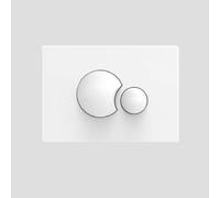 Sanit 16.706.01.0000 S706 2 Flow Flush White Actuator Plate