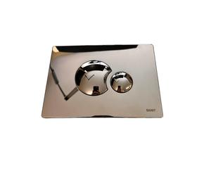 Sanit Multiflush Eclipse Cable Plate Chrome Dual Flush Plate 16.706.81..0000