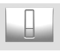 Sanit Push Plate Ineo Bright Chrome Dual Concealed Cisterns 16.750.81..0000